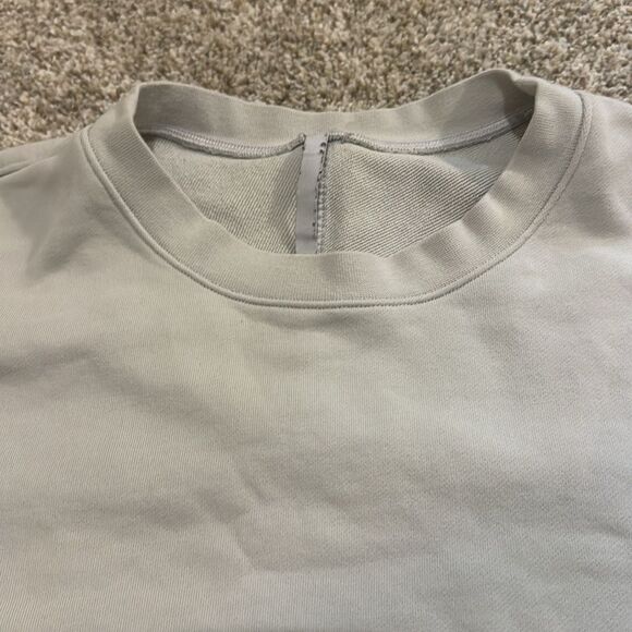 Men’s Lululemon French Terry Oversized Long Sleeve Crew | XL | Seal Grey - Picture 9 of 12